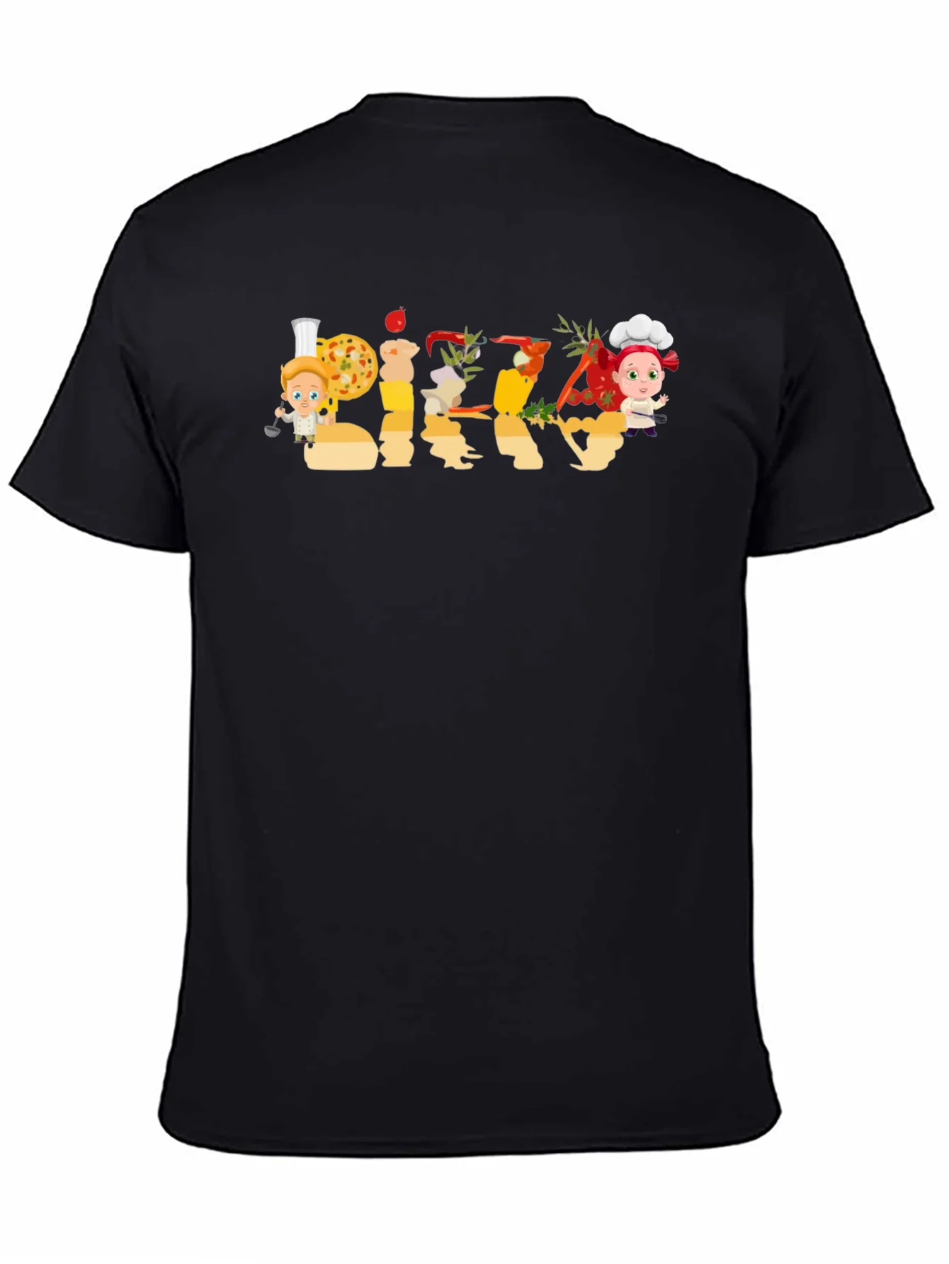 Pizza Chef Graphic Tee - Unisex Casual Top