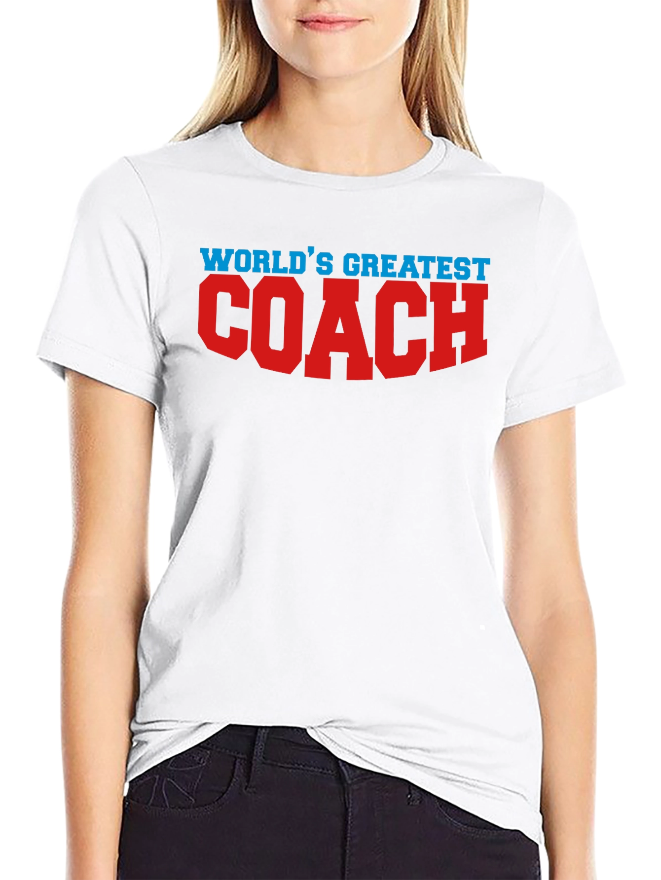 Worlds Greatest Coach T-Shirt - Black