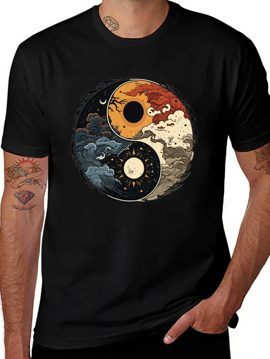 Yin Yang Nature Graphic Tee