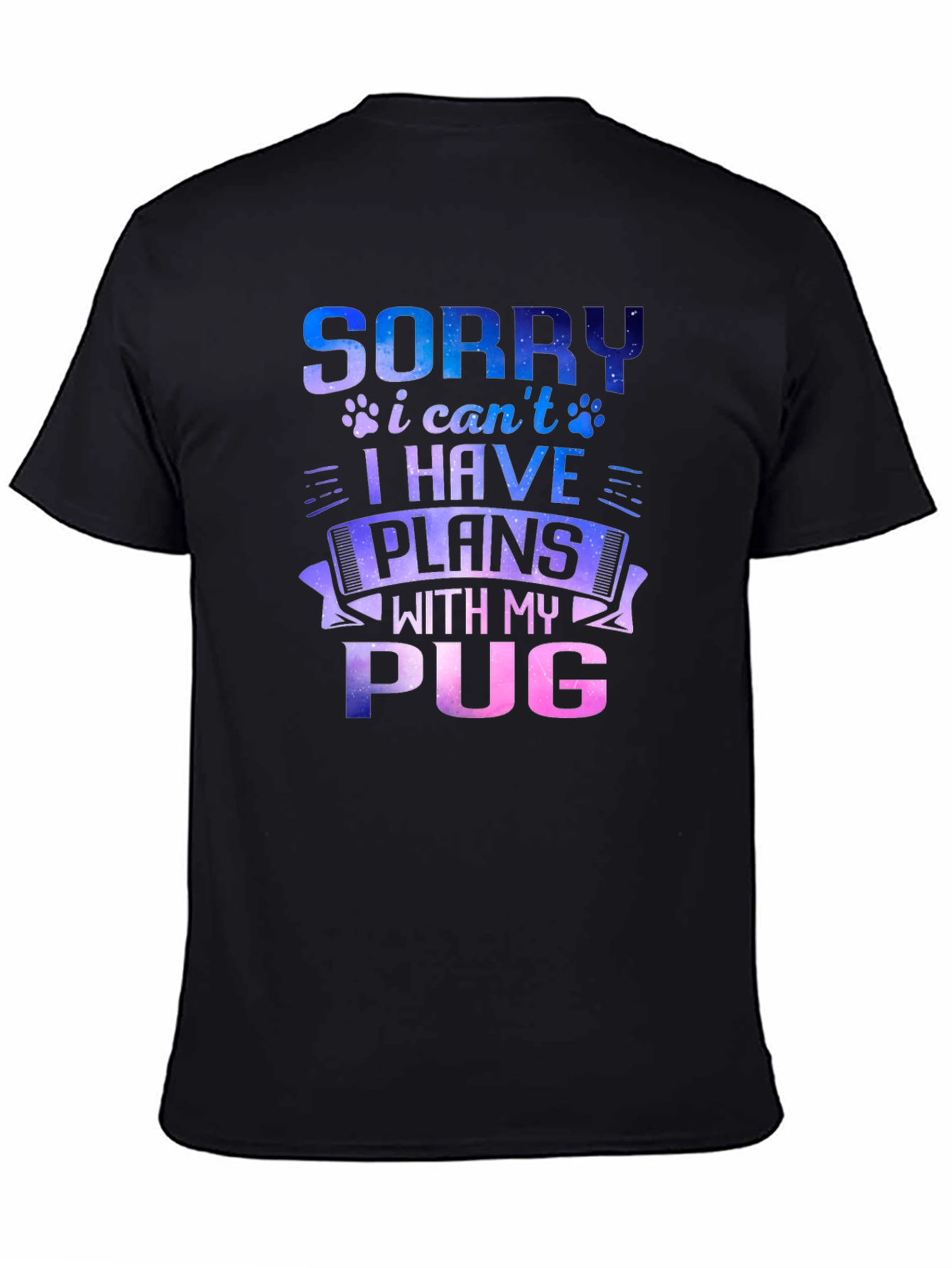 Pug Plans Graphic T-Shirt