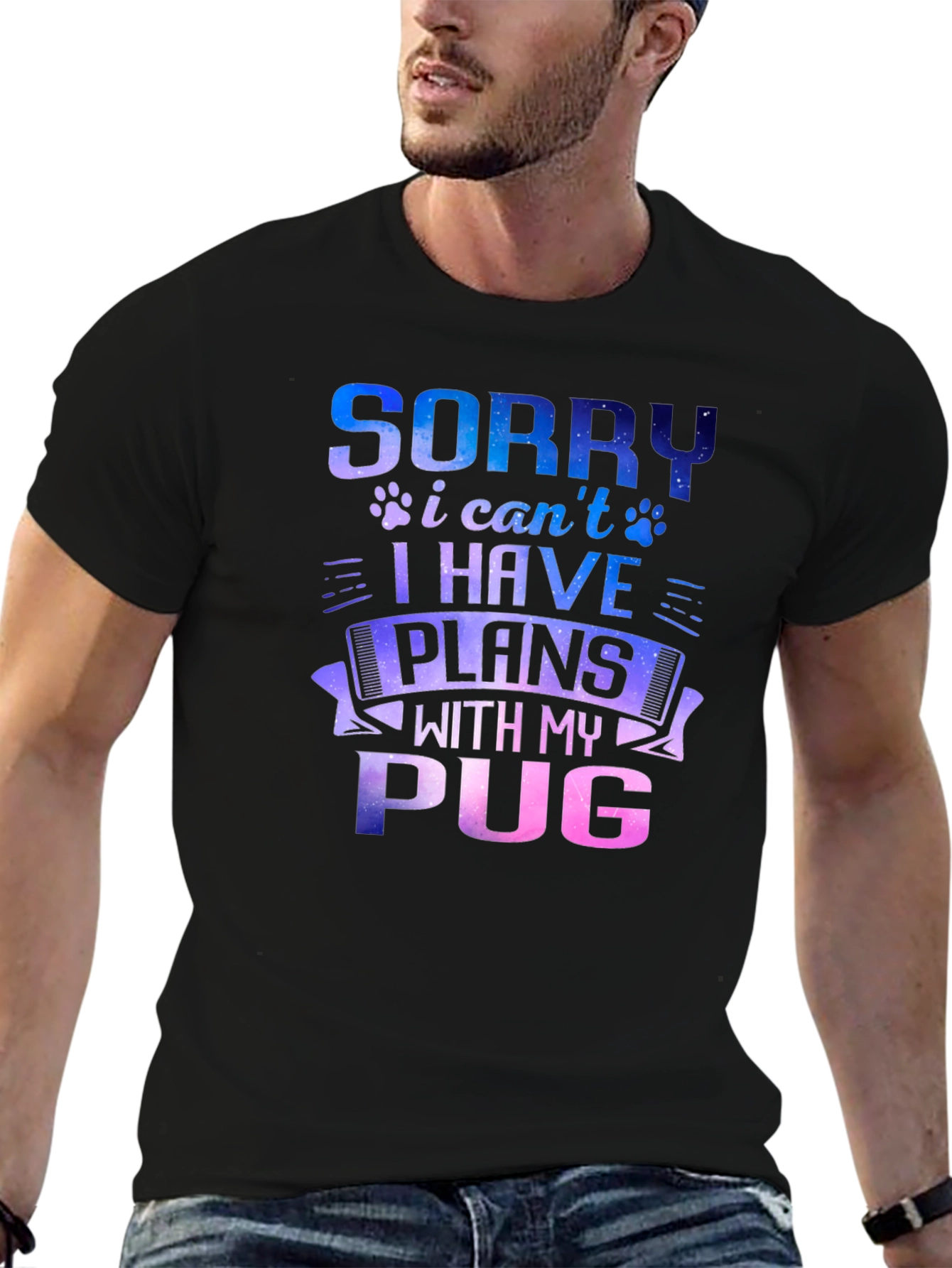 Pug Plans Graphic T-Shirt