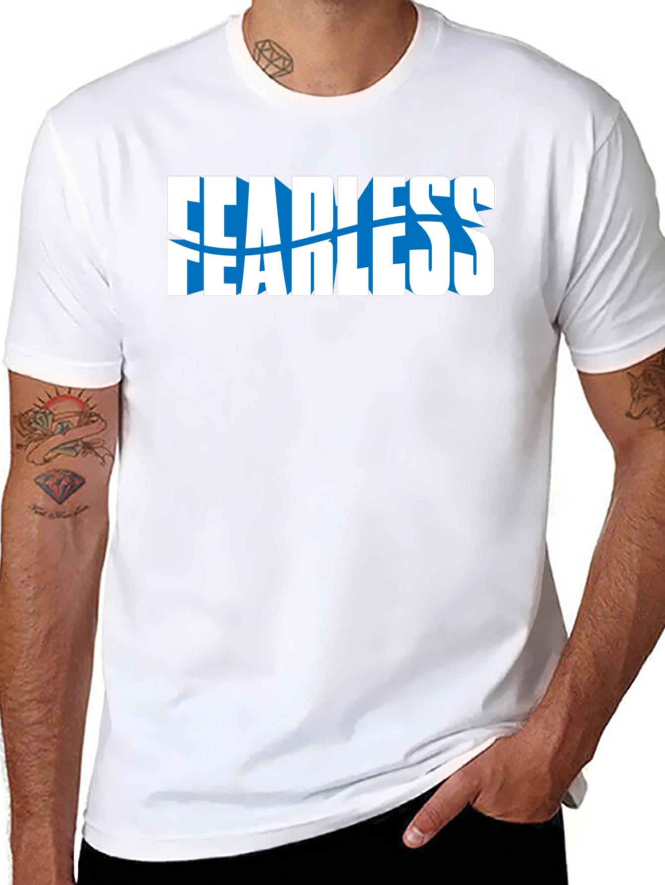 Fearless Graphic Tee - Mens Black T-Shirt