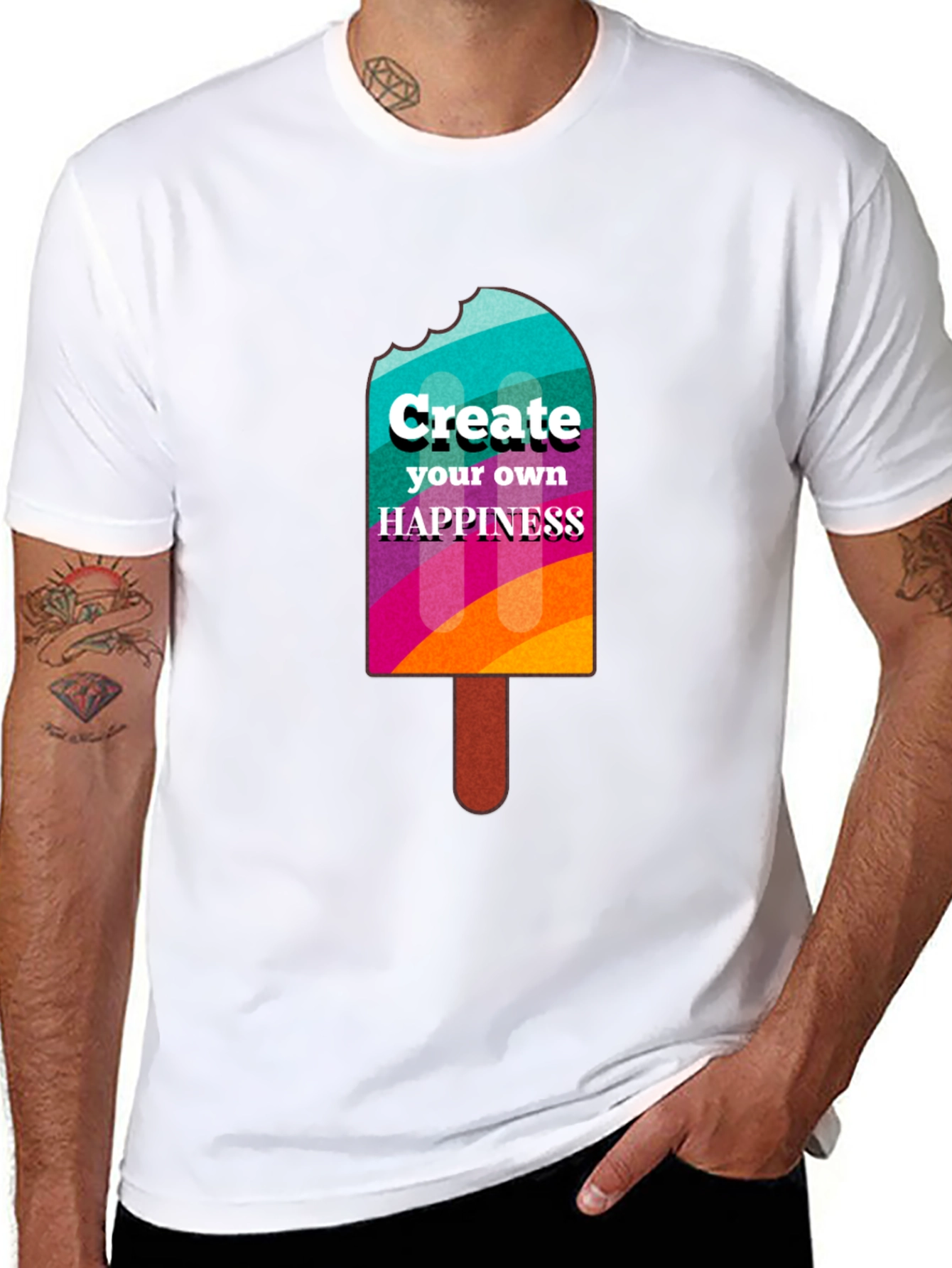Create Your Own Happiness Graphic T-Shirt