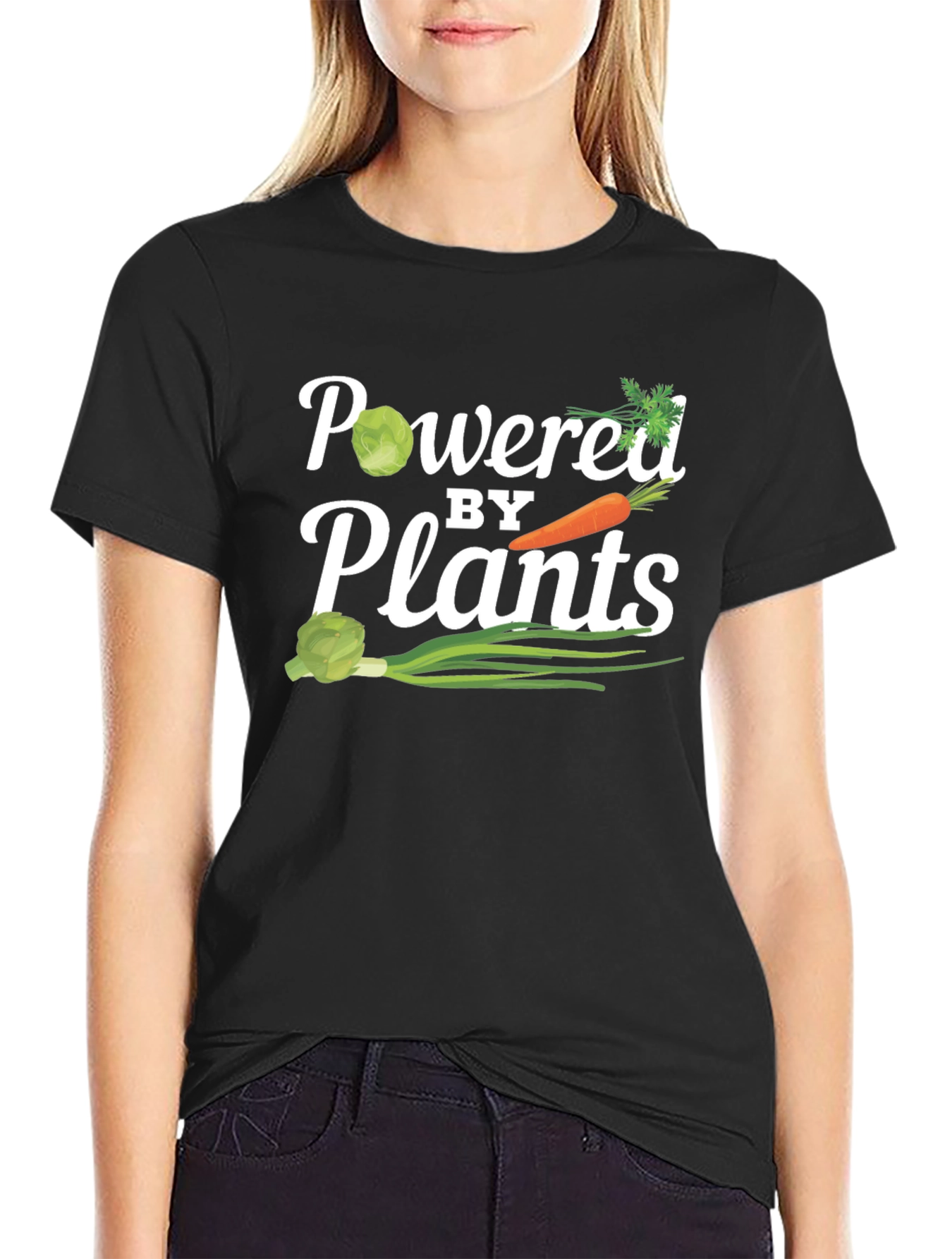 Powered by Plants Vegan Graphic Tee