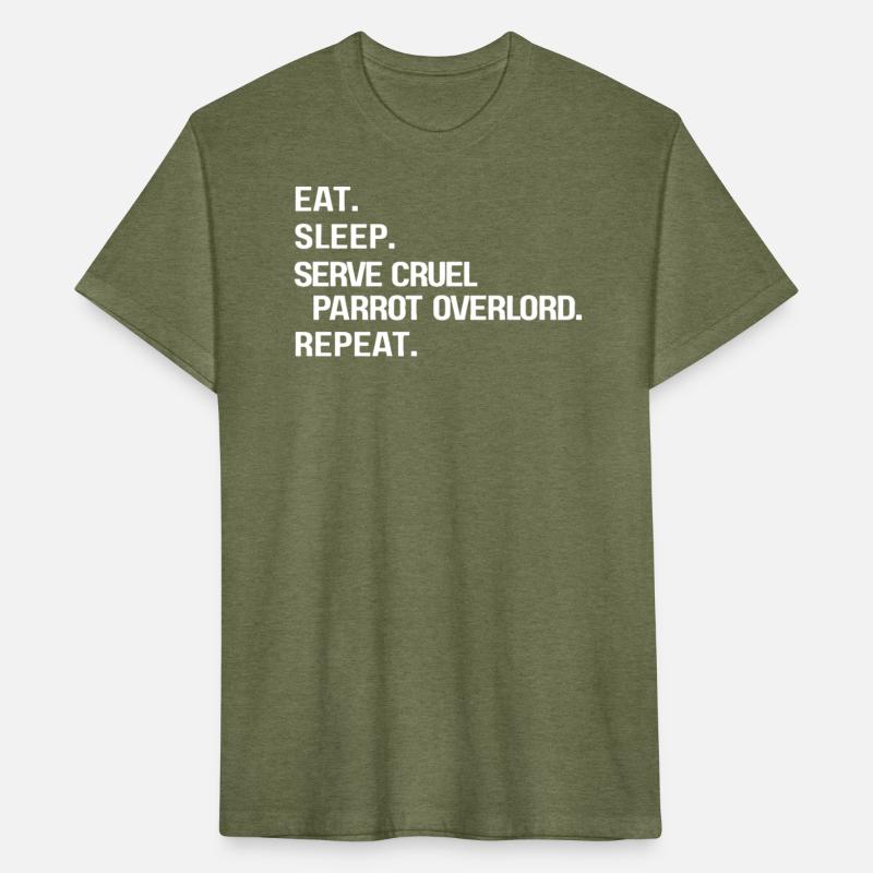 Eat Sleep Serve Cruel Parrot Overlord Repeat