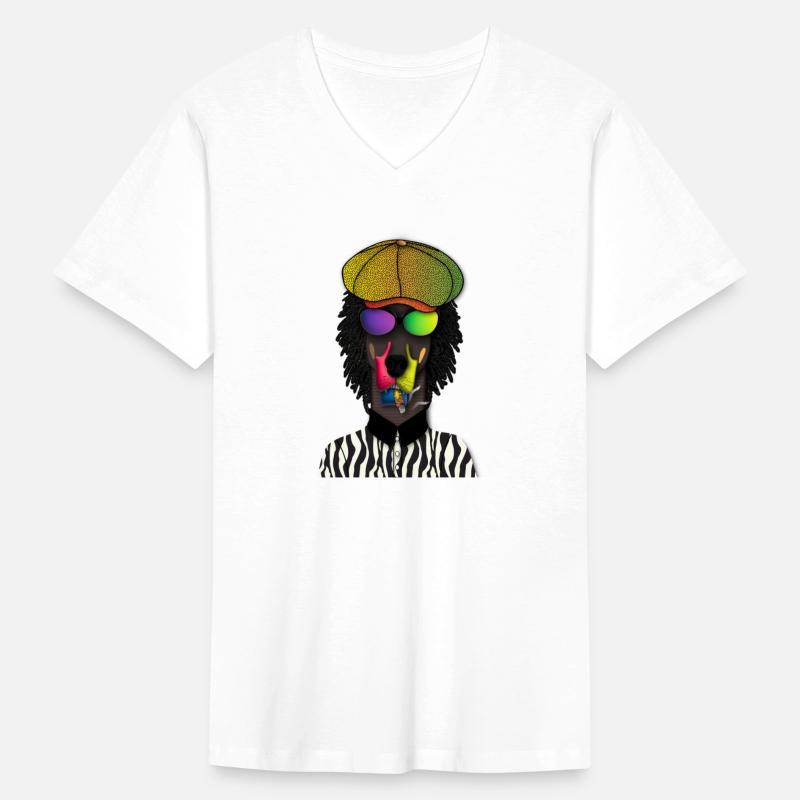 El Pinscher Stylin' Does Reggae – Cool Dog Art Tee
