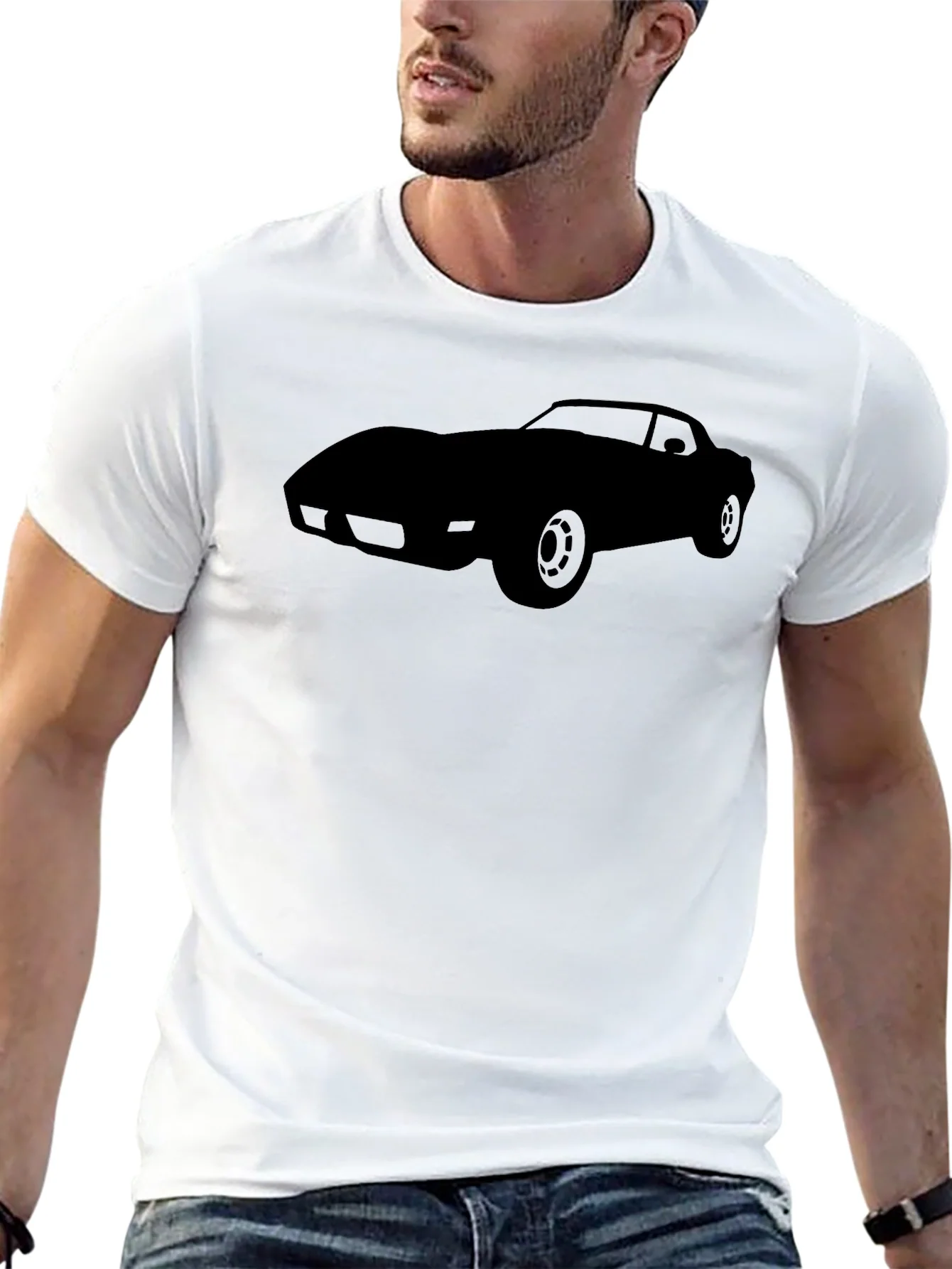 Black Car Silhouette T-Shirt
