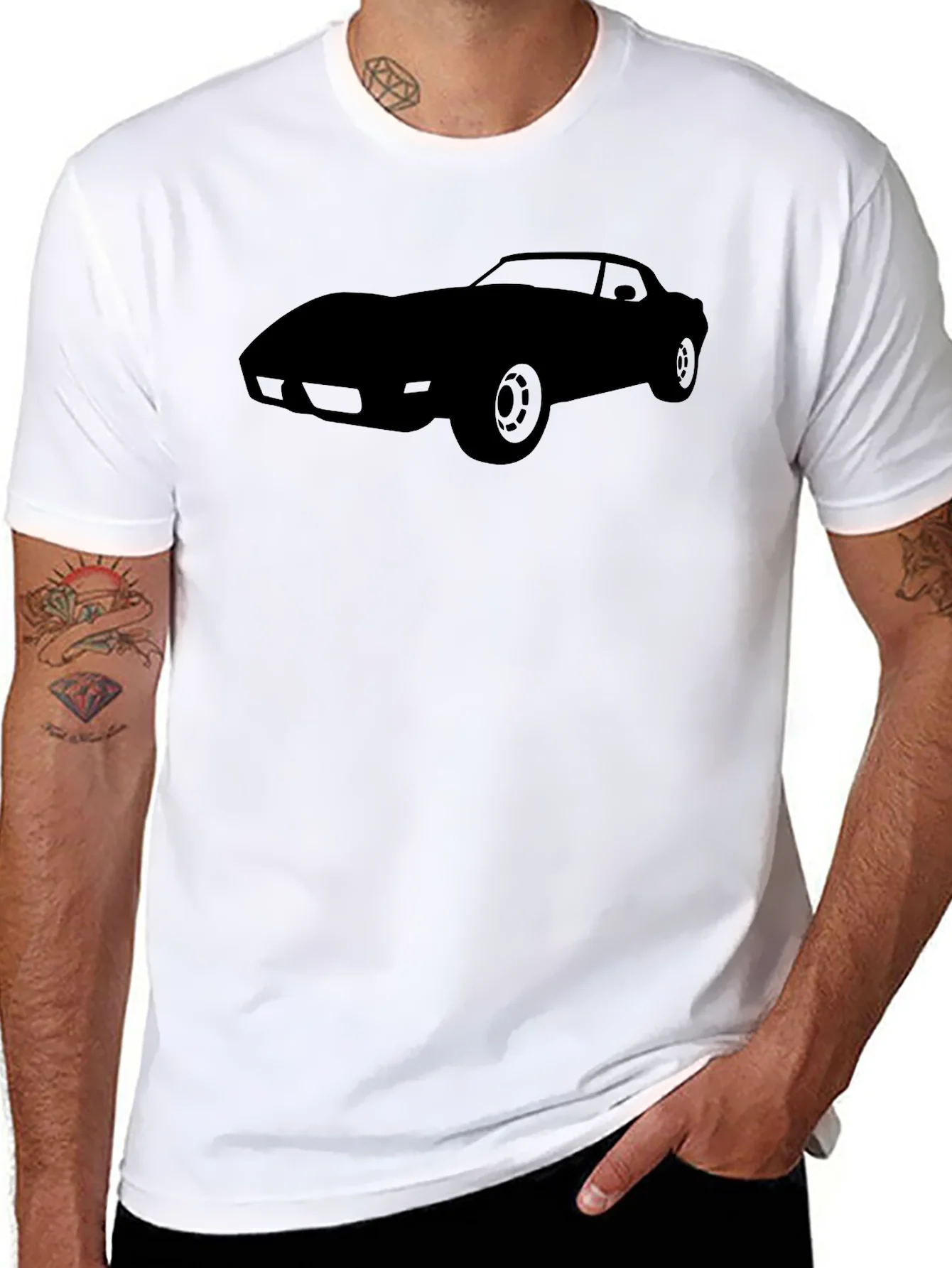 Black Car Silhouette T-Shirt