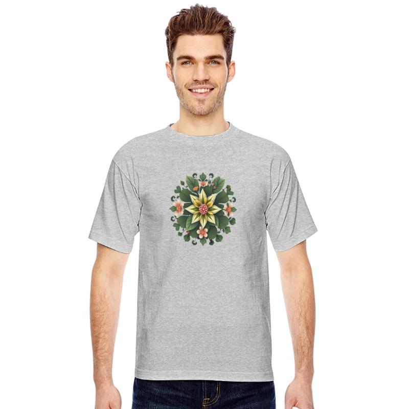 Elegant Botanical Mandala Design