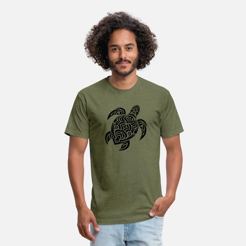 Elegant Tribal Tattoo Turtle