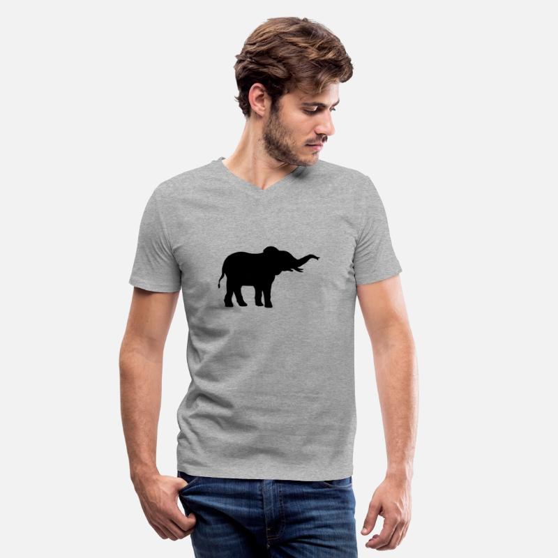 Elephant cool silhouette design