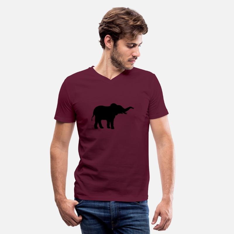 Elephant cool silhouette design
