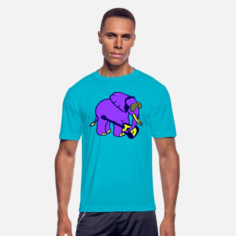 Elephant Plays Guitar Music Party Band Guitarist