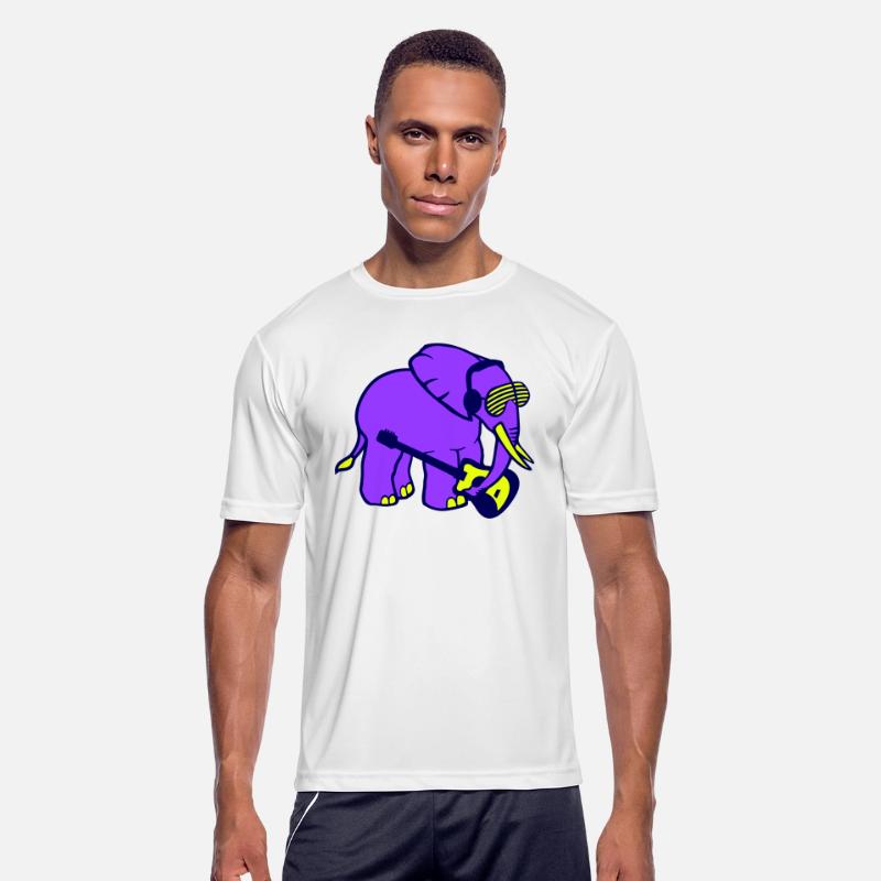Elephant Plays Guitar Music Party Band Guitarist