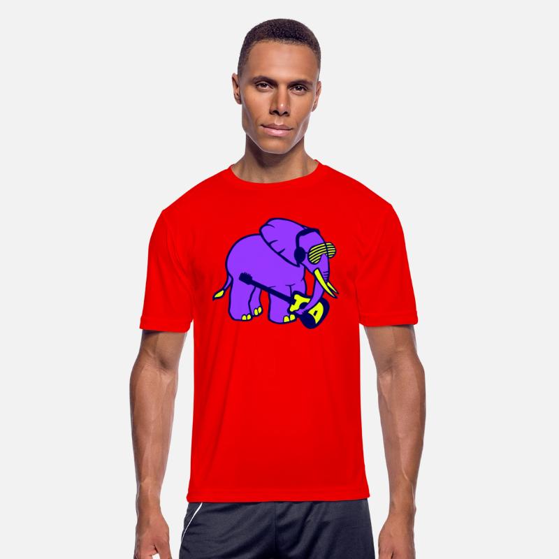 Elephant Plays Guitar Music Party Band Guitarist