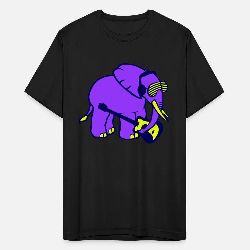 Elephant Plays Guitar Music Party Band Guitarist