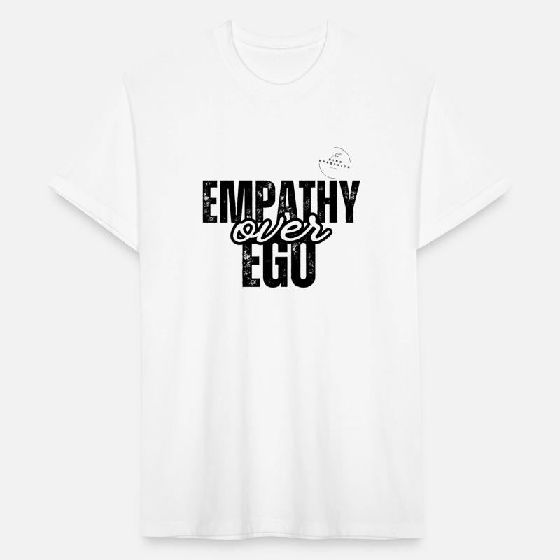 Empathy Over Ego – Minimalist White Script