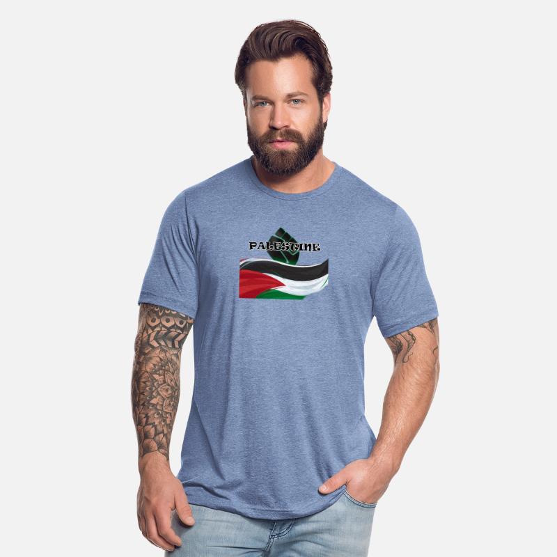 Empowering Palestine Fist and Flag Design
