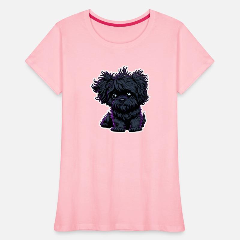 Enchanted Glow: black Affenpinscher with glow