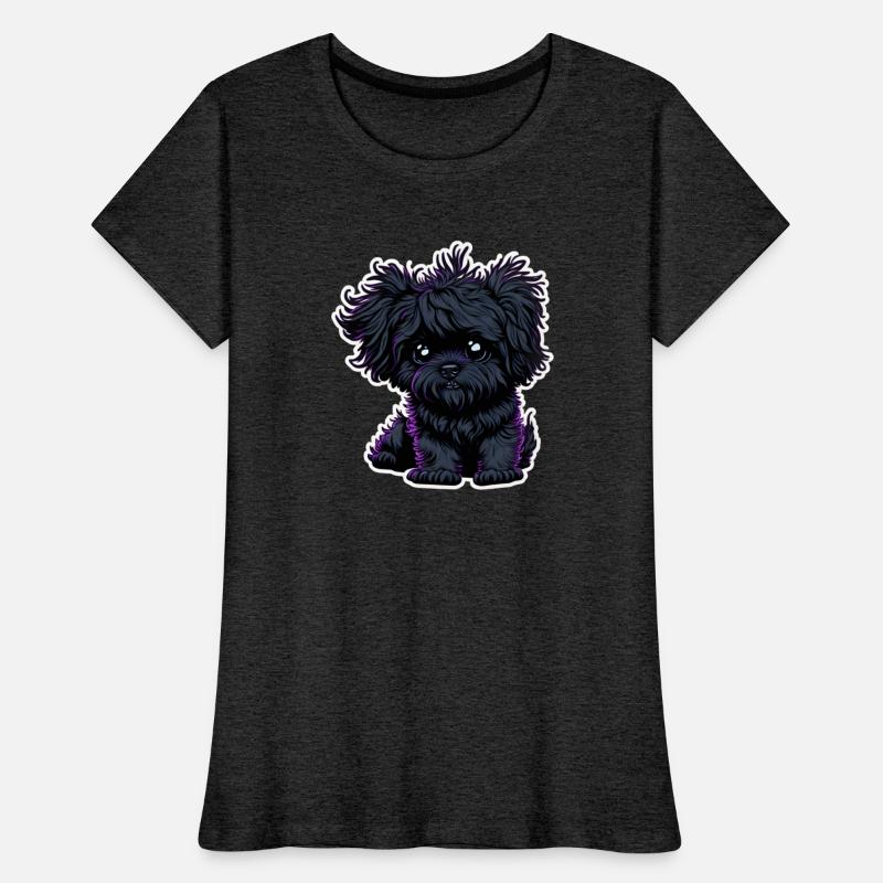Enchanted Glow: black Affenpinscher with glow