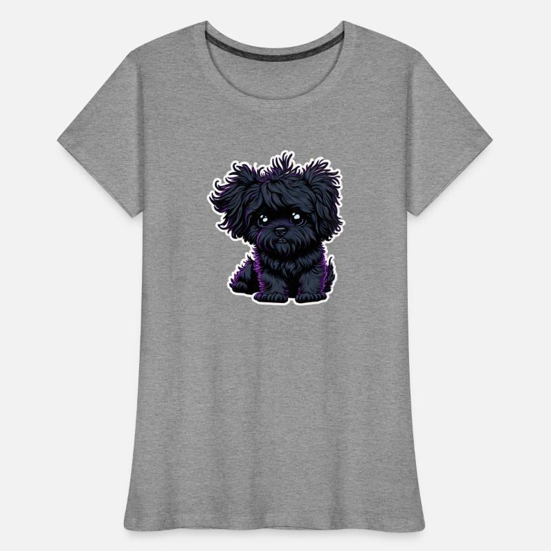 Enchanted Glow: black Affenpinscher with glow