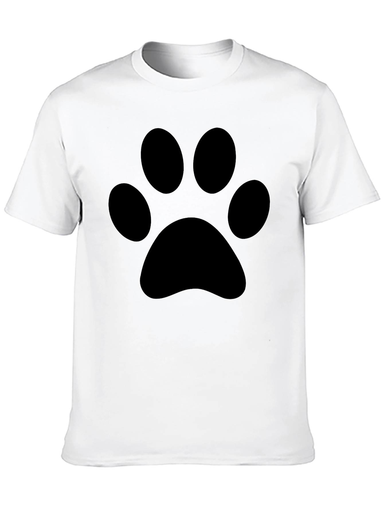 Black Paw Print T-Shirt