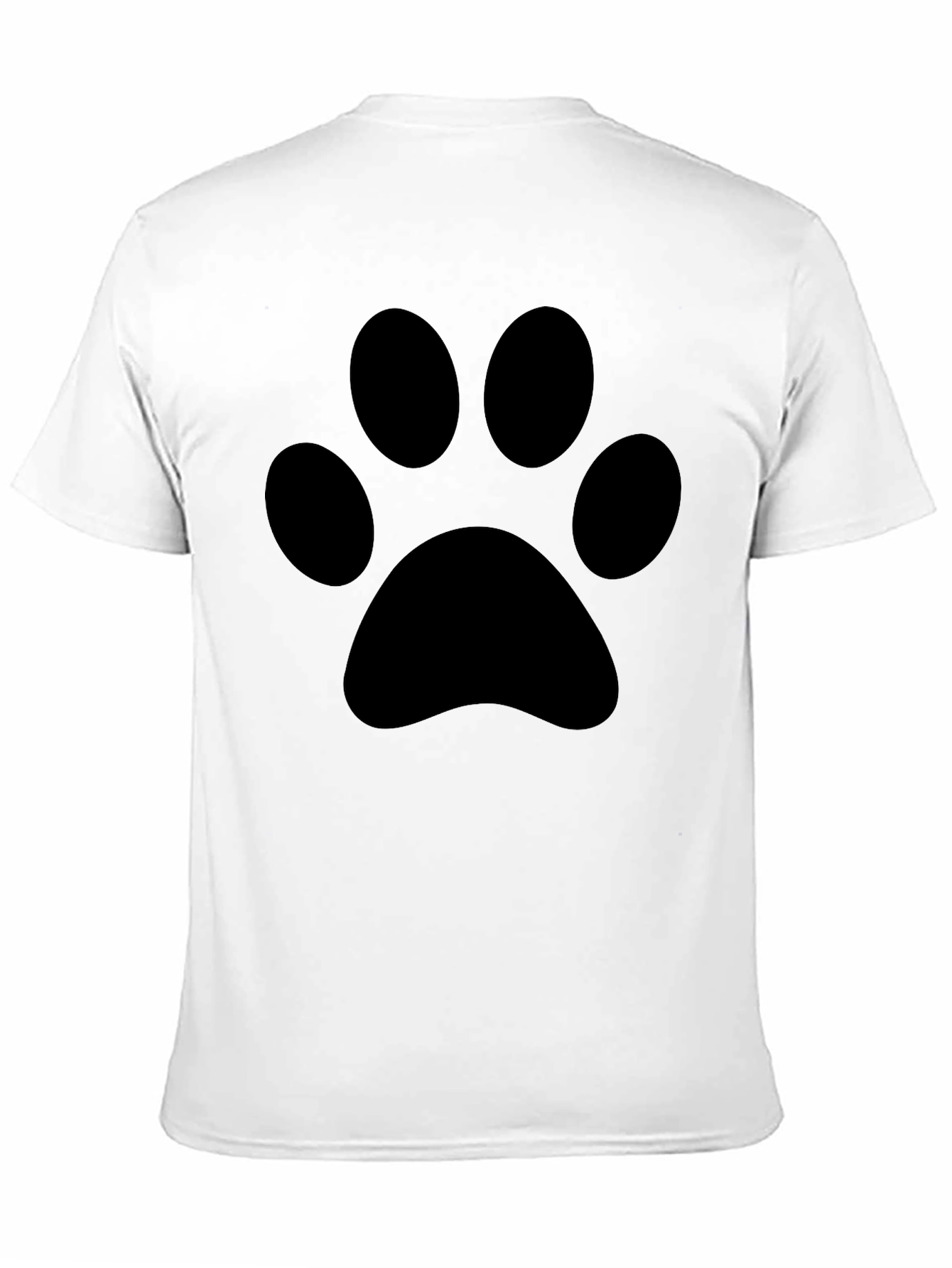 Black Paw Print T-Shirt