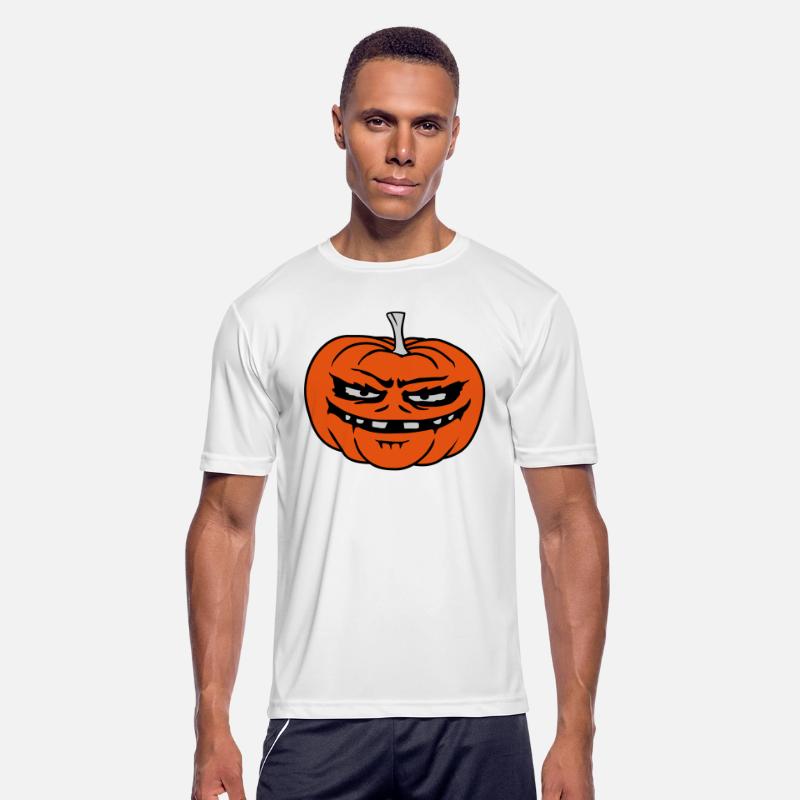 evil pumpkin cartoon halloween