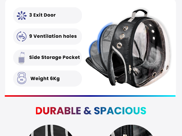 Expandable Astronaut Bubble Window Pet Carrier Bac - Premium Quality