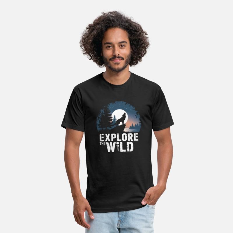 Explore the Wild – Adventure Wolf Silhouette