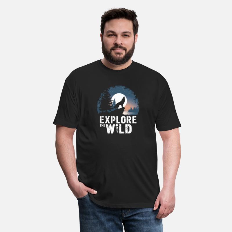 Explore the Wild – Adventure Wolf Silhouette