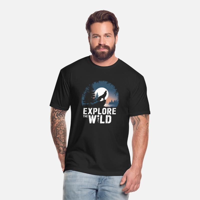 Explore the Wild – Adventure Wolf Silhouette