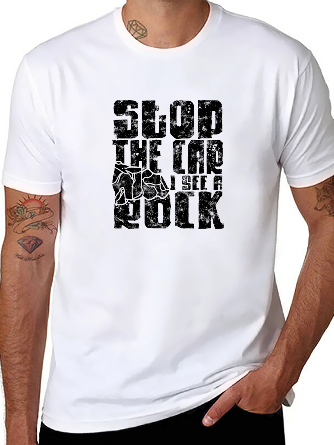 Stop The Car I See A Rock T-Shirt