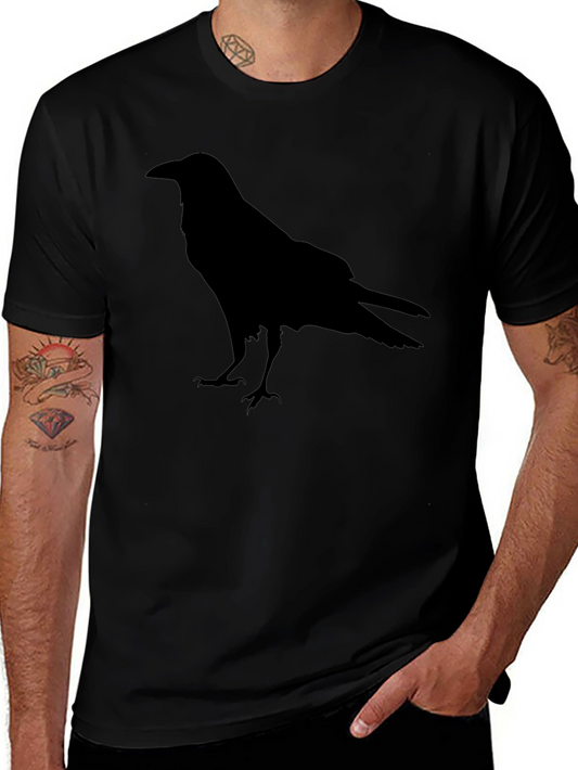 Raven Silhouette Graphic T-Shirt