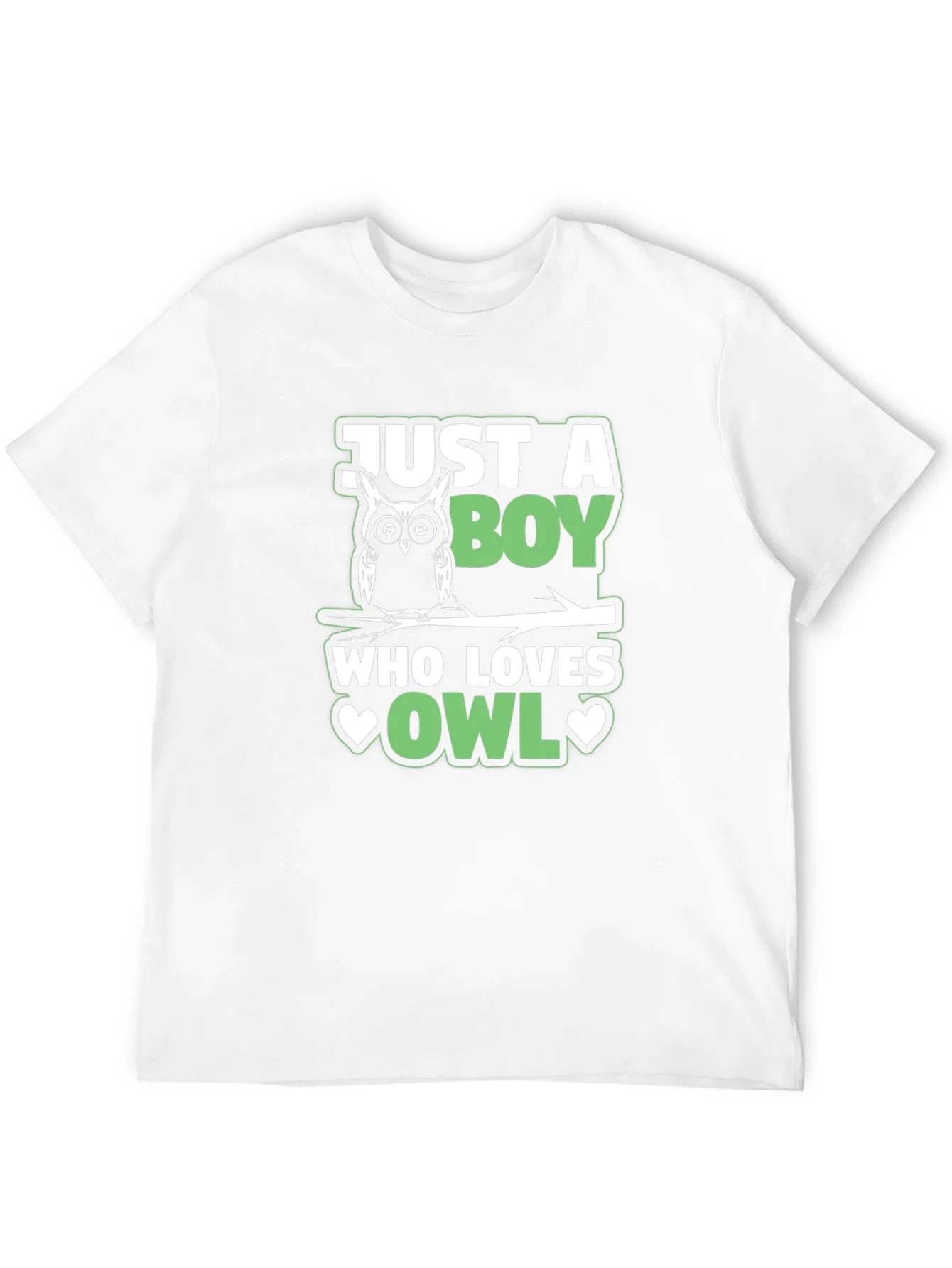 Just a Boy Who Loves Owls T-Shirt