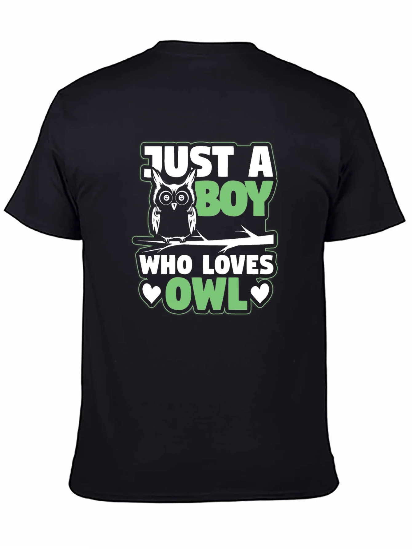 Just a Boy Who Loves Owls T-Shirt