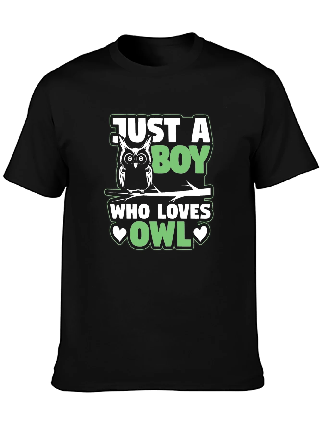 Just a Boy Who Loves Owls T-Shirt
