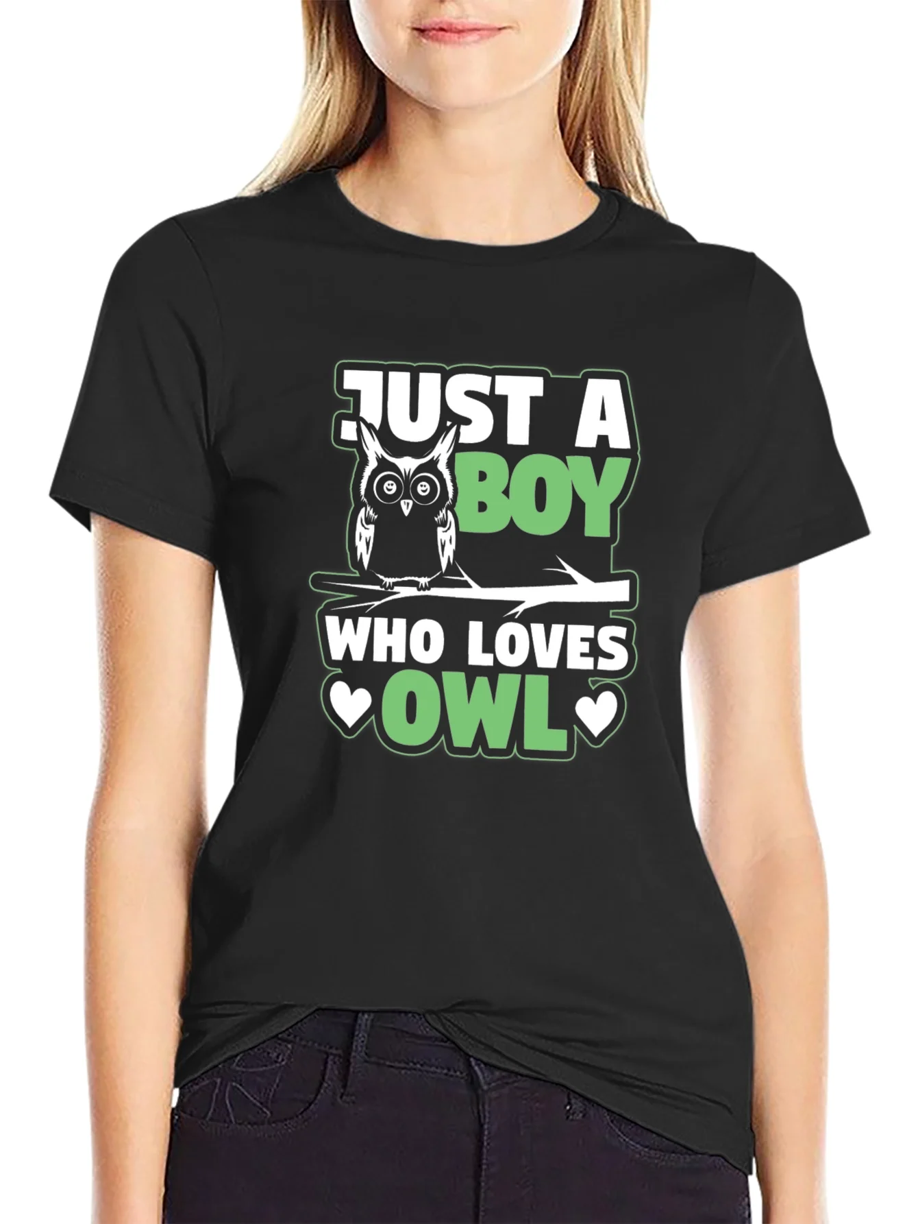 Just a Boy Who Loves Owls T-Shirt