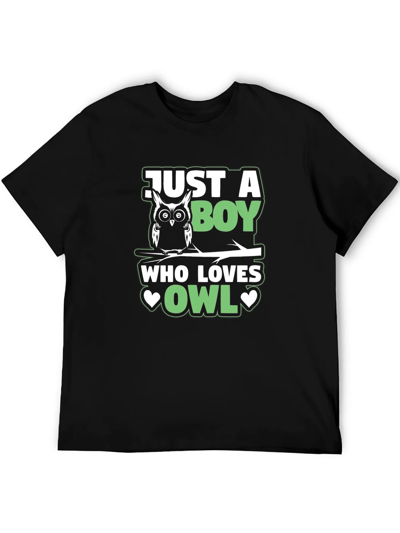 Just a Boy Who Loves Owls T-Shirt
