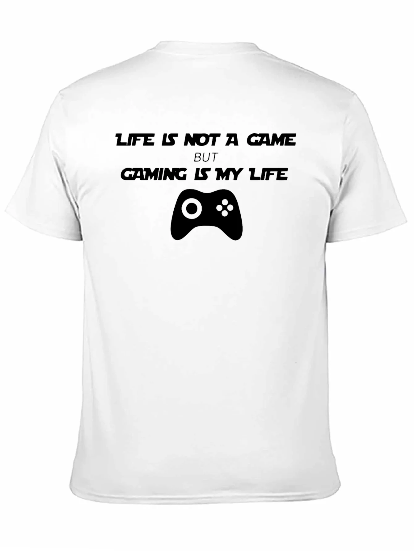 Gamers Life T-Shirt - Black Cotton Tee