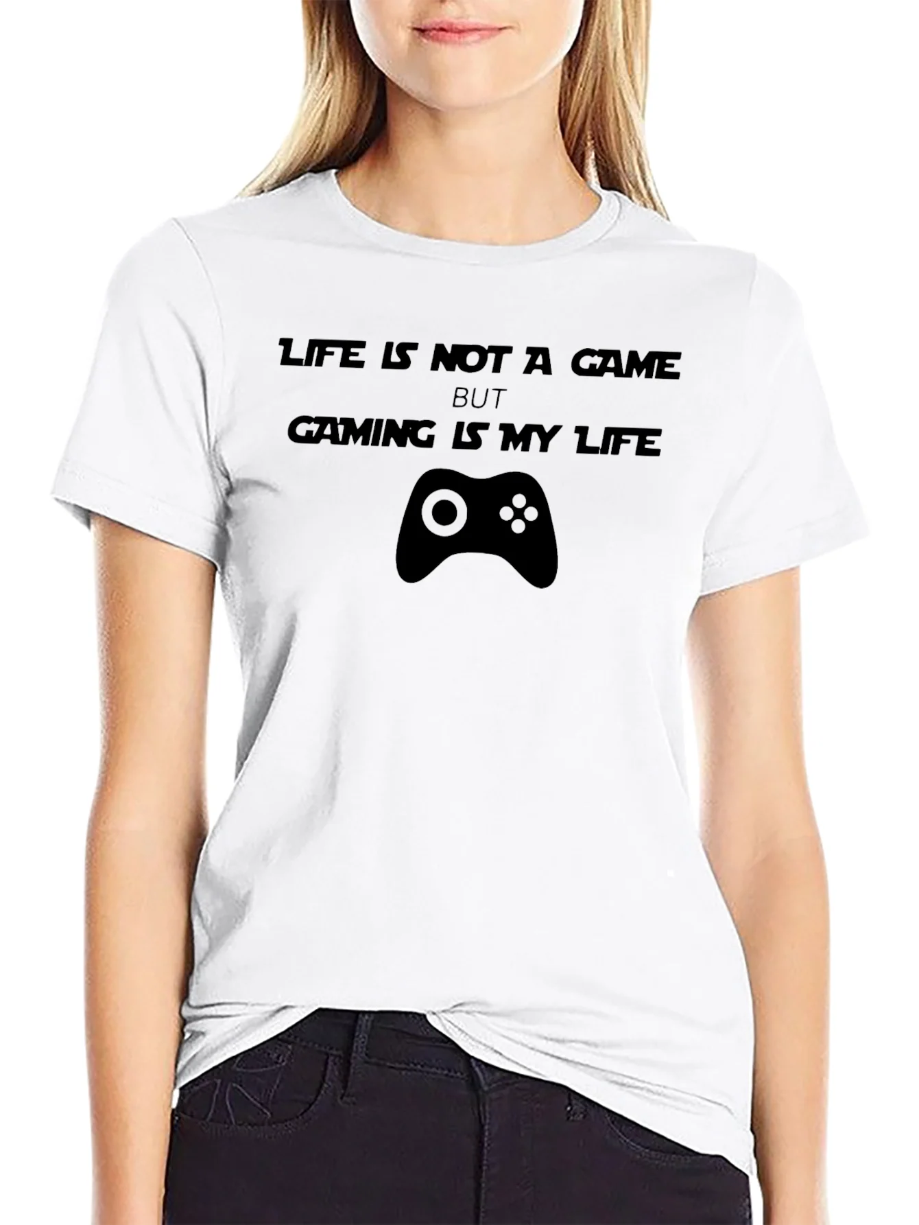 Gamers Life T-Shirt - Black Cotton Tee