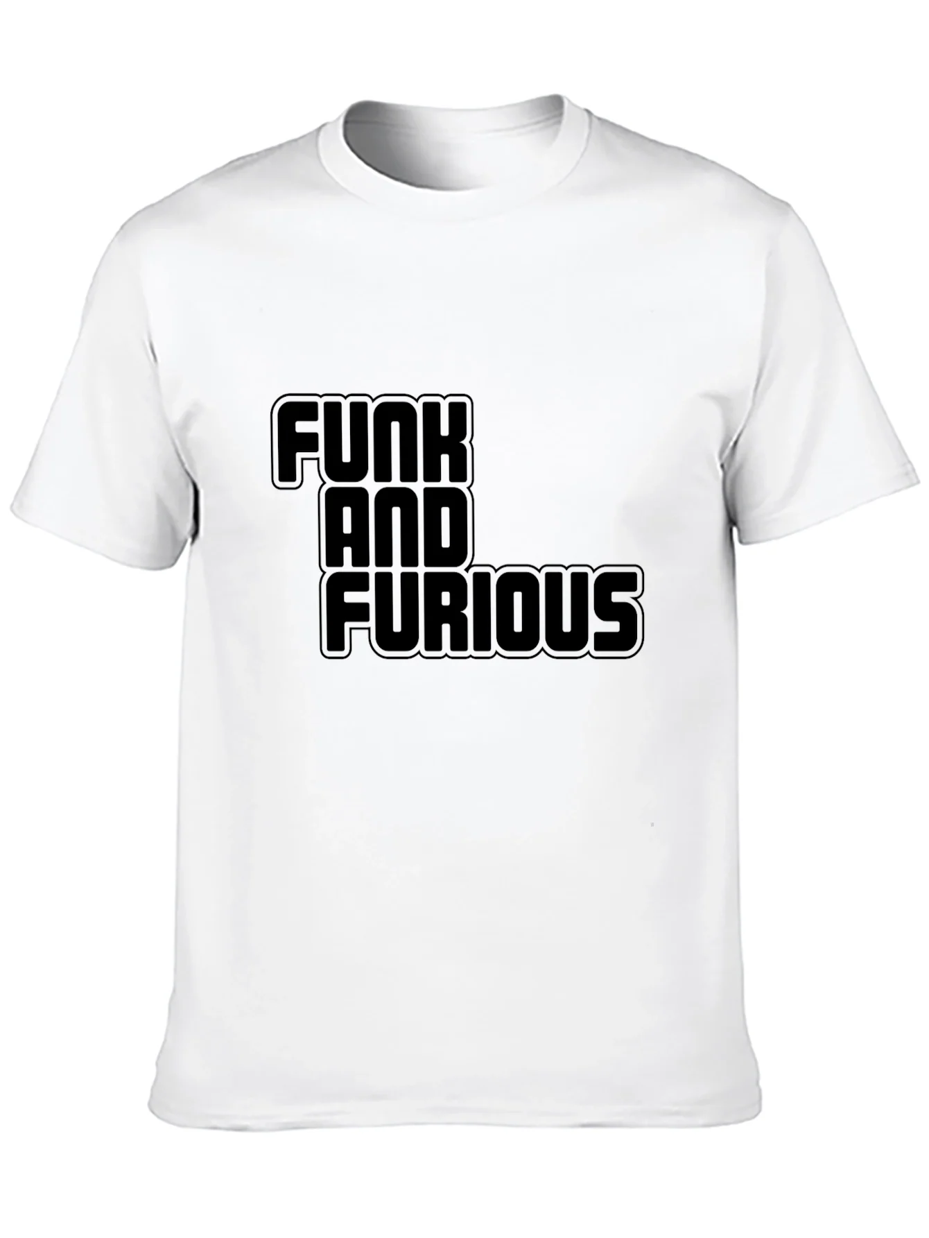 Funk and Furious T-Shirt - Bold Black Tee