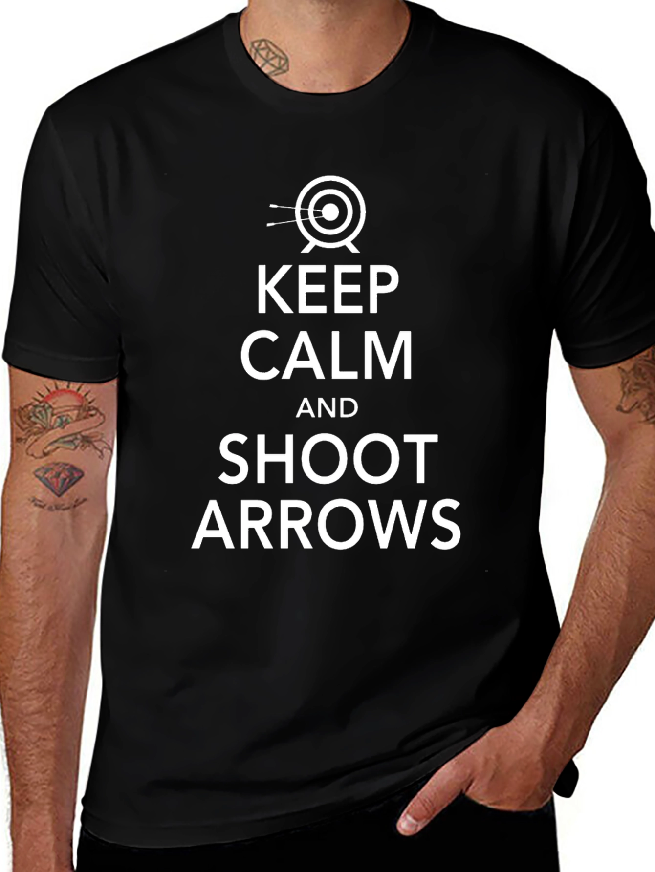 Keep Calm & Shoot Arrows Graphic Tee