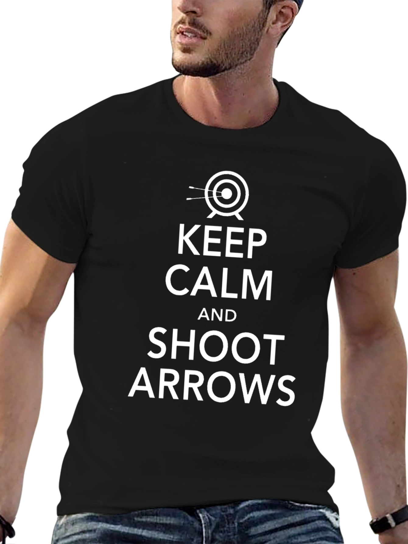 Keep Calm & Shoot Arrows Graphic Tee