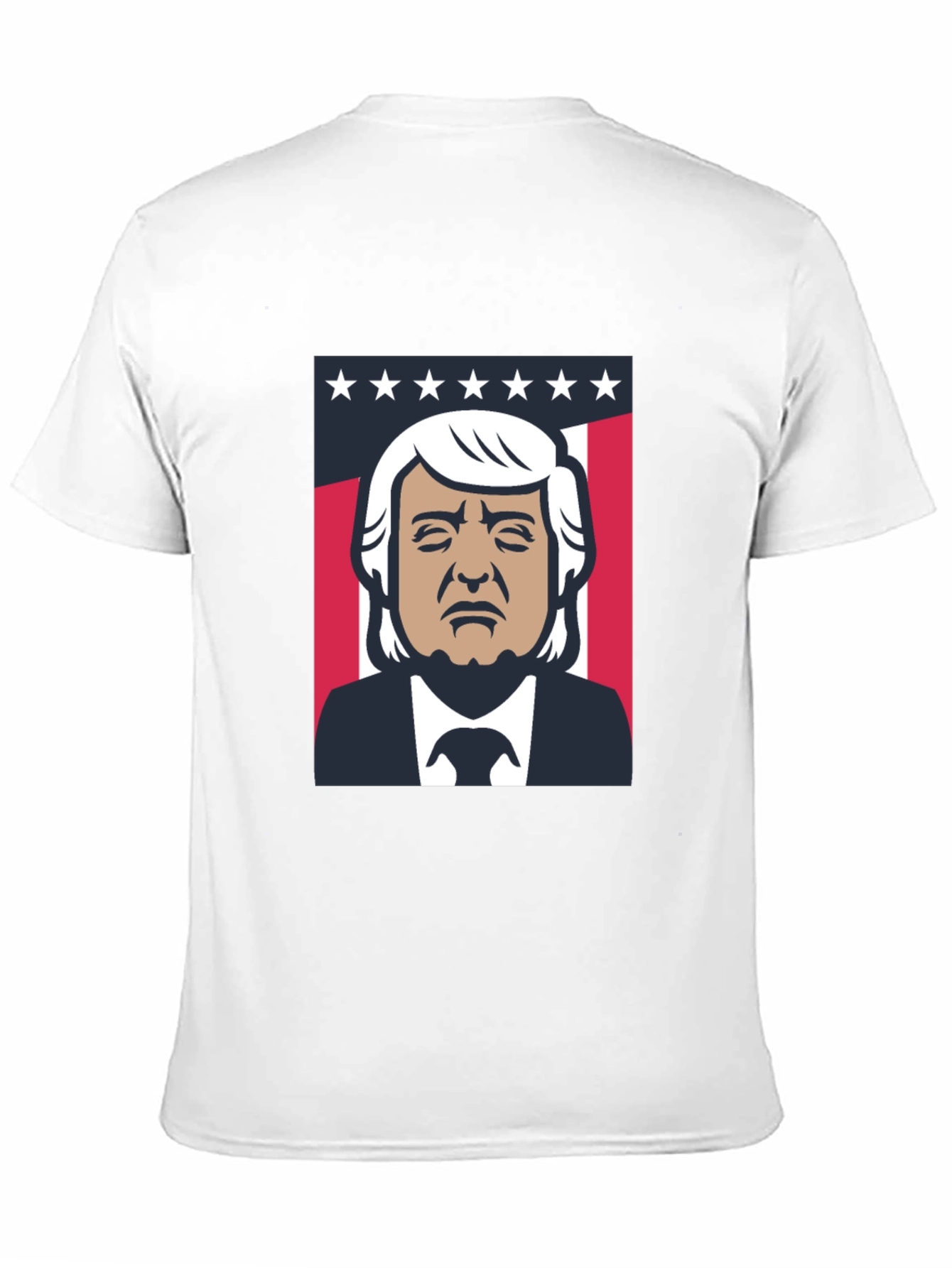 Trump Graphic Print Crew Neck Tee