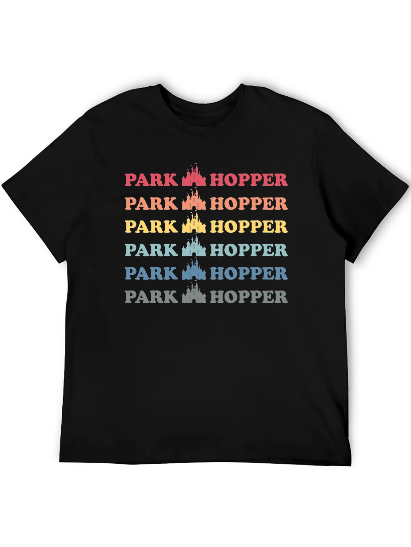Park Hopper T-Shirt - Retro Castle Design