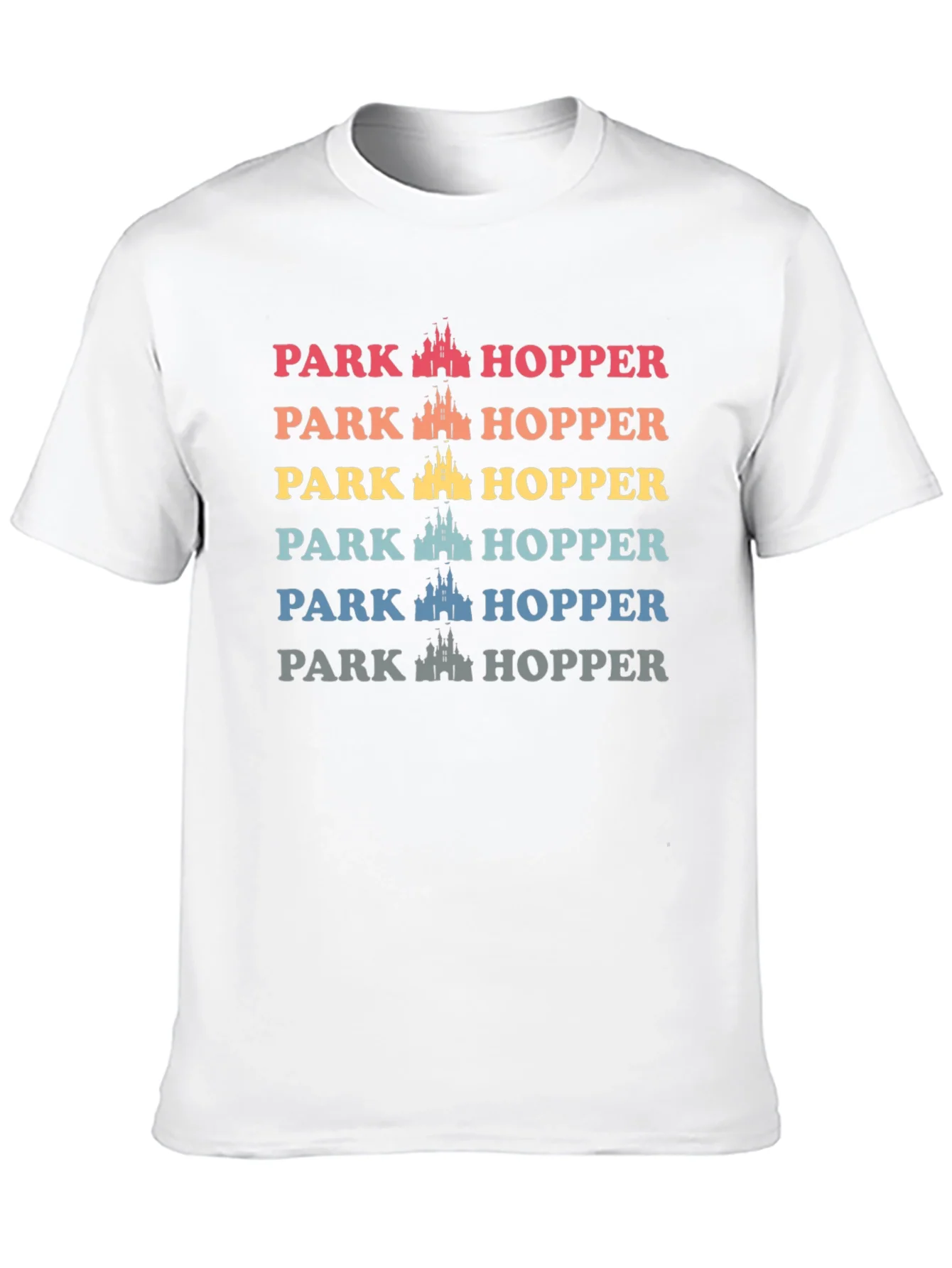 Park Hopper T-Shirt - Retro Castle Design