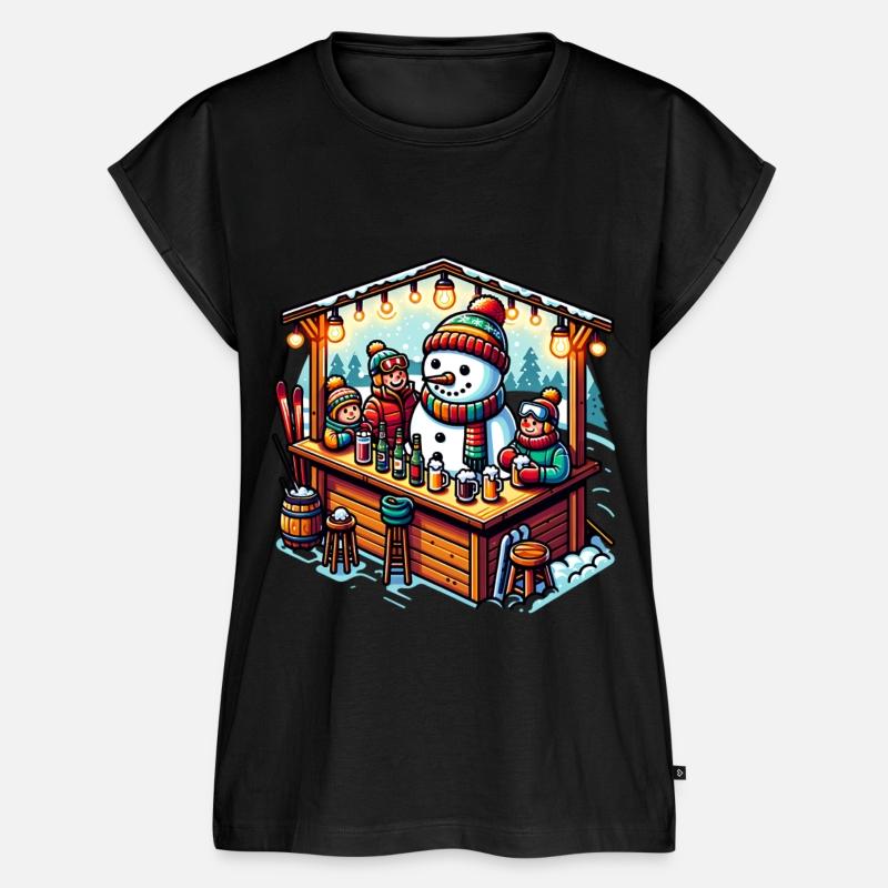 Festive Winter Wonderland Snowman Gathering