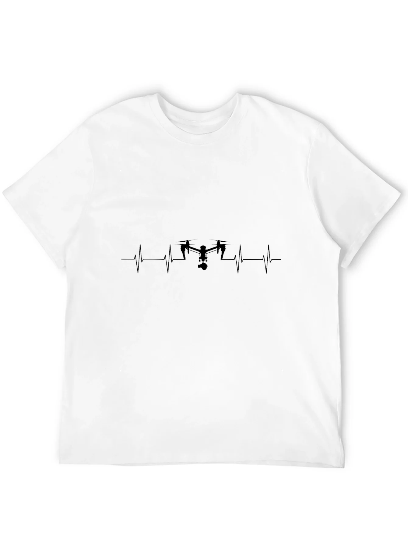 Drone Heartbeat T-Shirt - Pilot Passion