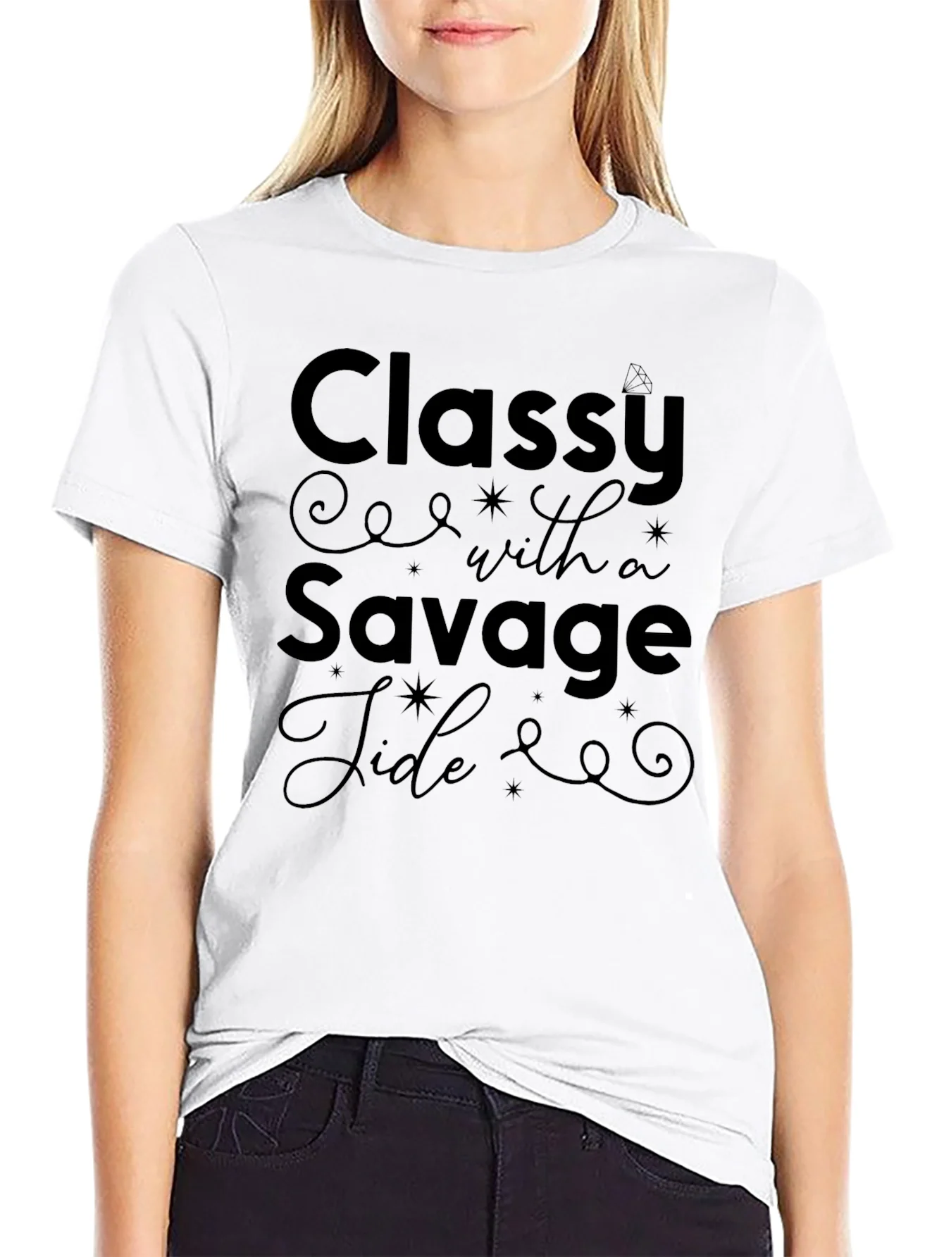 Classy Savage T-Shirt - Unisex Crew Neck